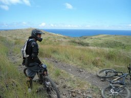 Descente du Maïdo en VTT